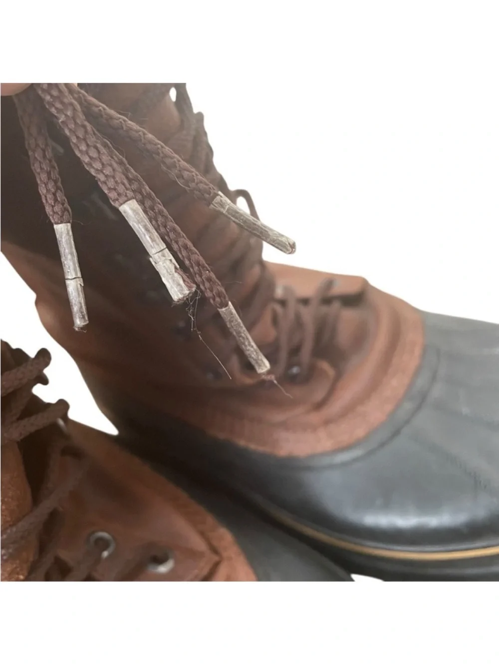 Sorel Men’s Vintage Maverick Leather and Rubber Winter Waterproof Snow Boots 11